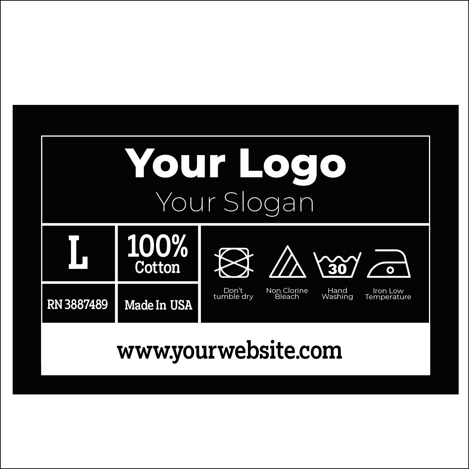Custom DTF Neck Label | Custom Label, DTFValley