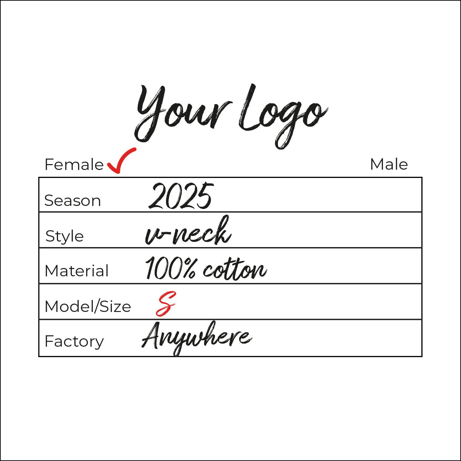 Custom DTF Neck Label | Custom Label, DTFValley