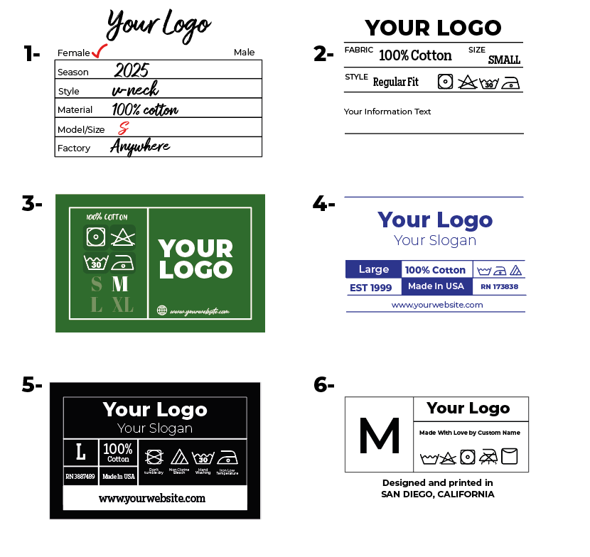 Custom DTF Neck Label | Custom Label, DTFValley