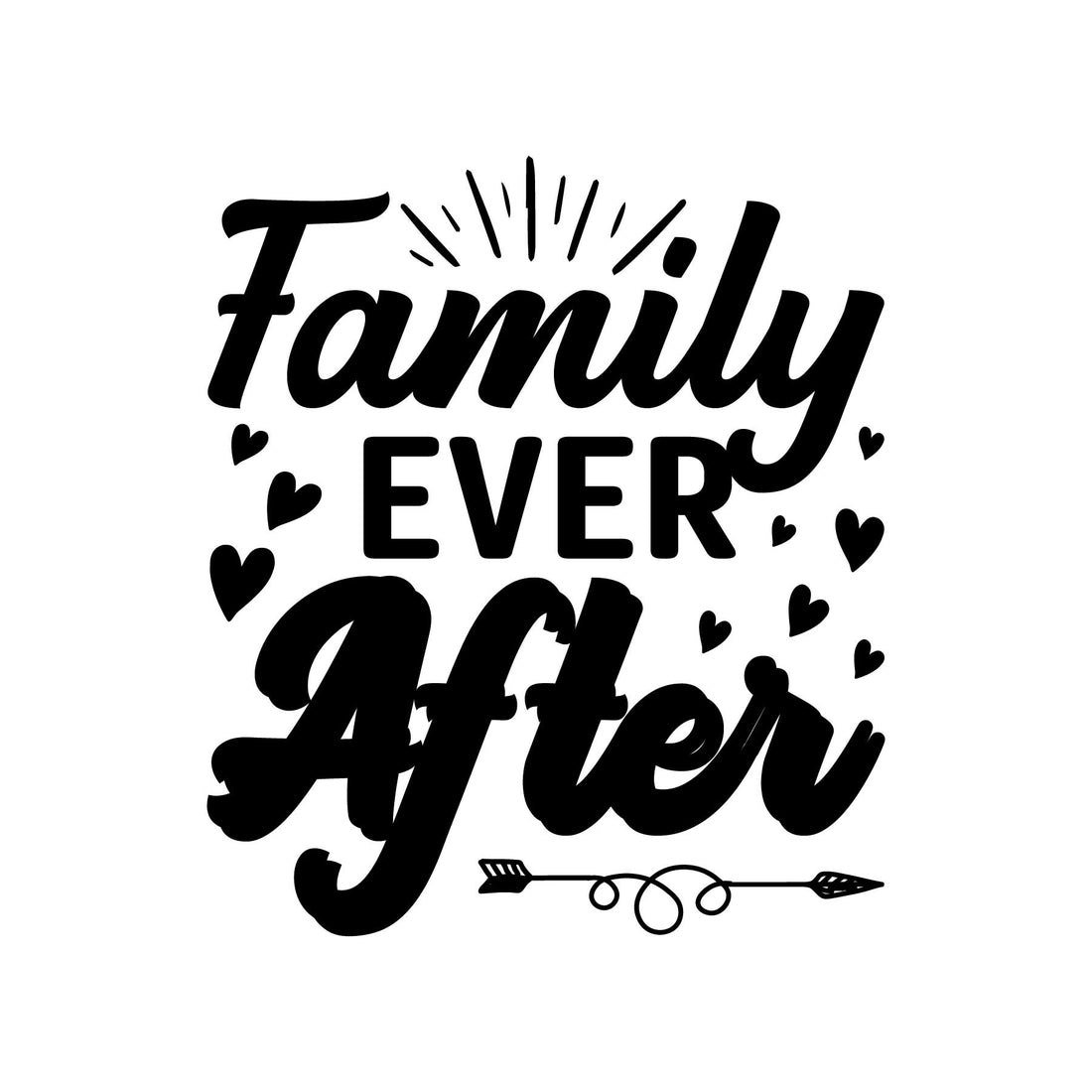 Family Ever After | Ready To Press DTF, DTFValley