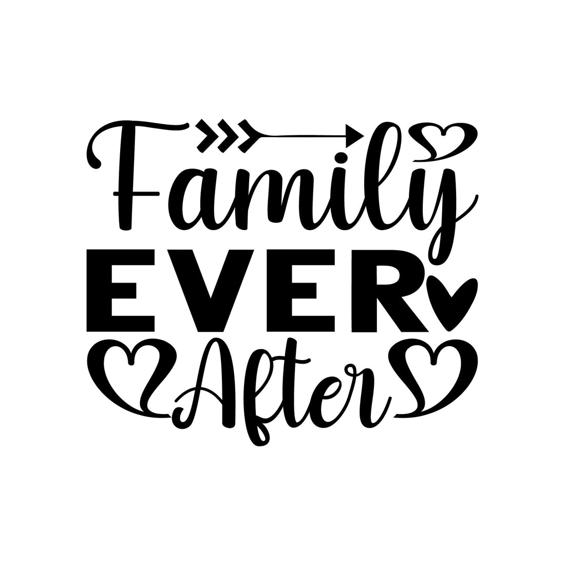 Family Ever After | Ready To Press DTF, DTFValley