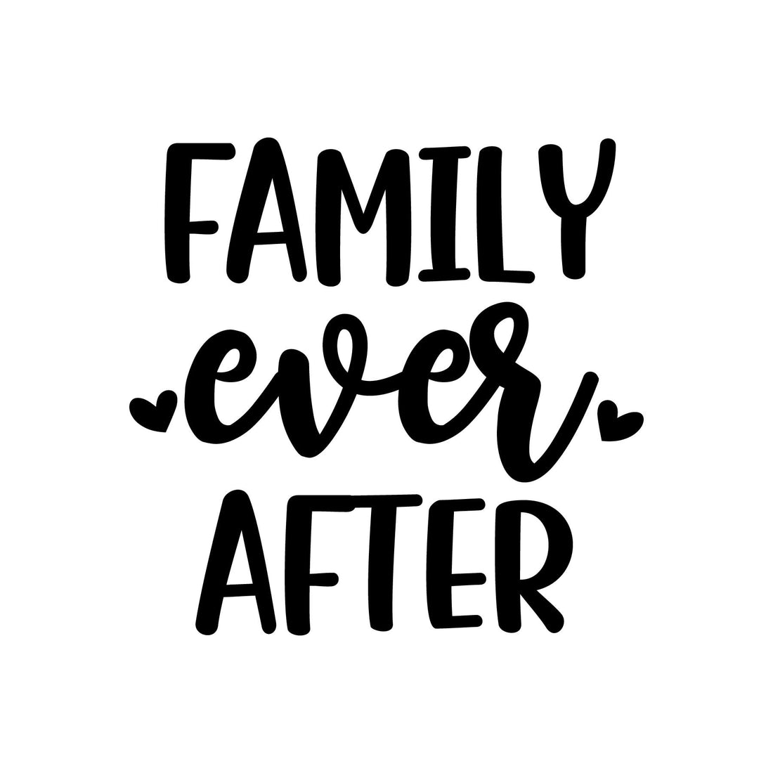 Family Ever After | Ready To Press DTF, DTFValley