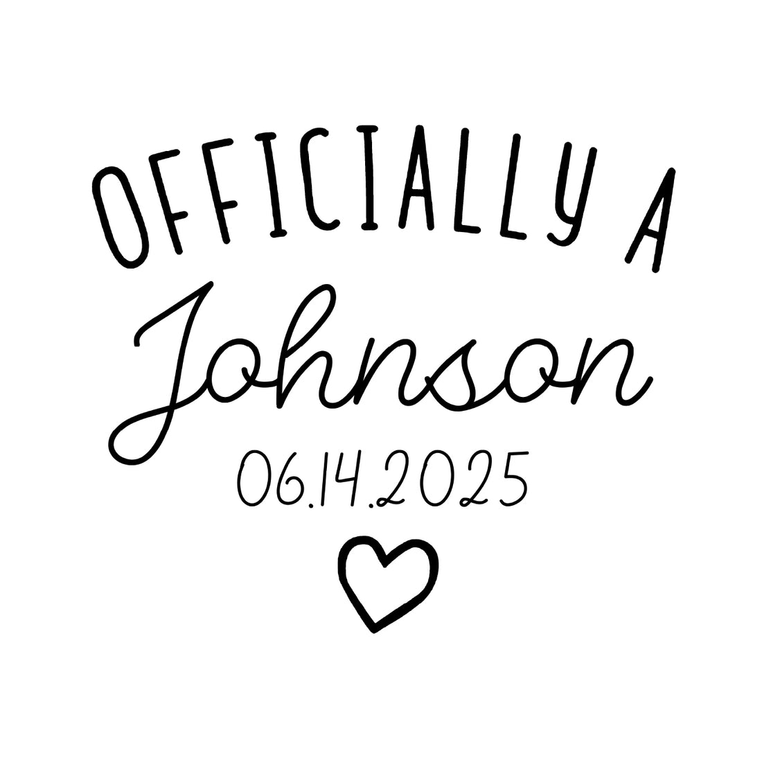 Officially A Johnson | Custom DTF Transfer, DTFValley