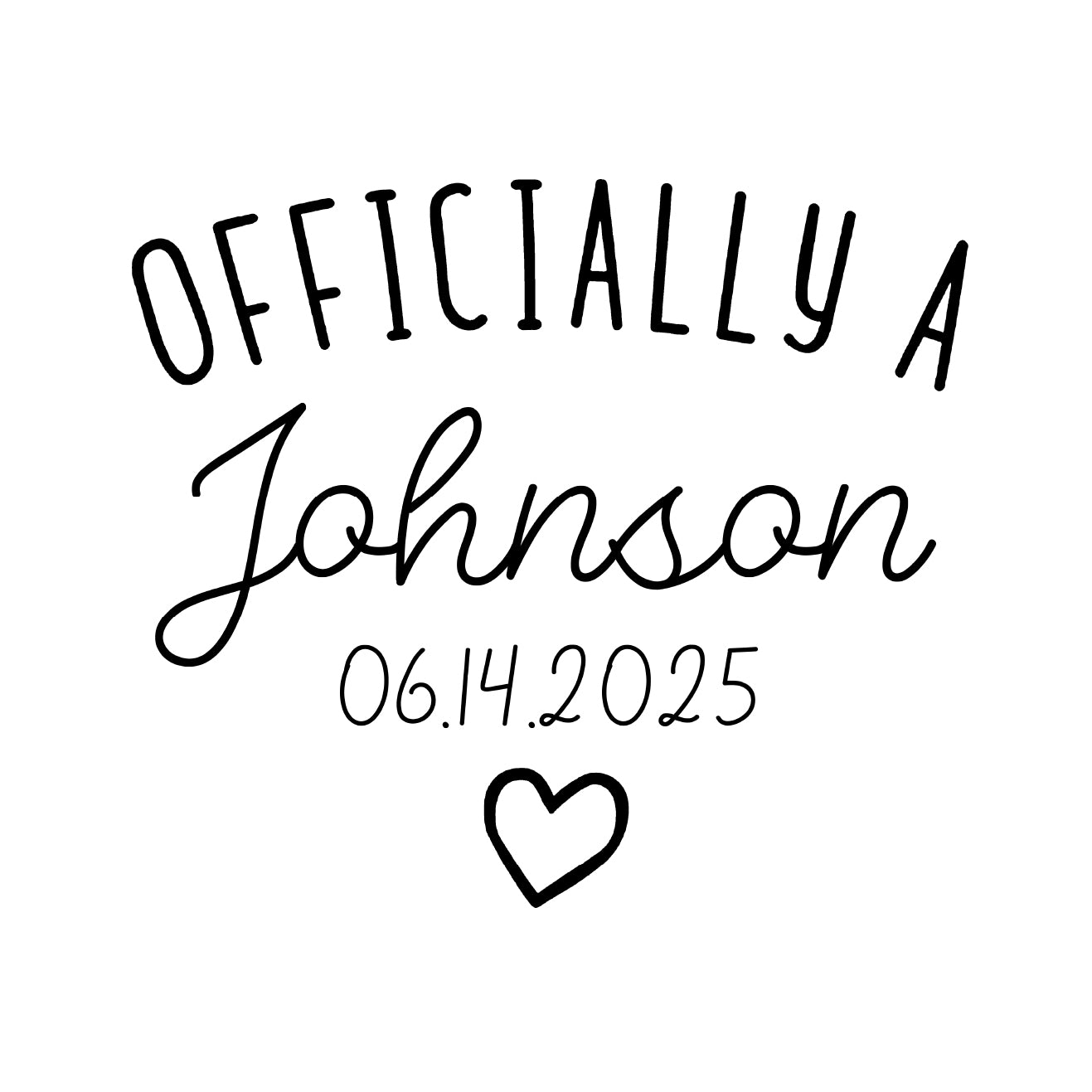 Officially A Johnson | Custom DTF Transfer, DTFValley