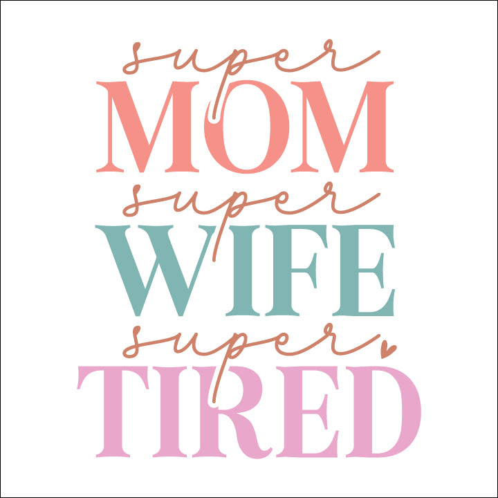 Mom Wife Tired Design, Mother&