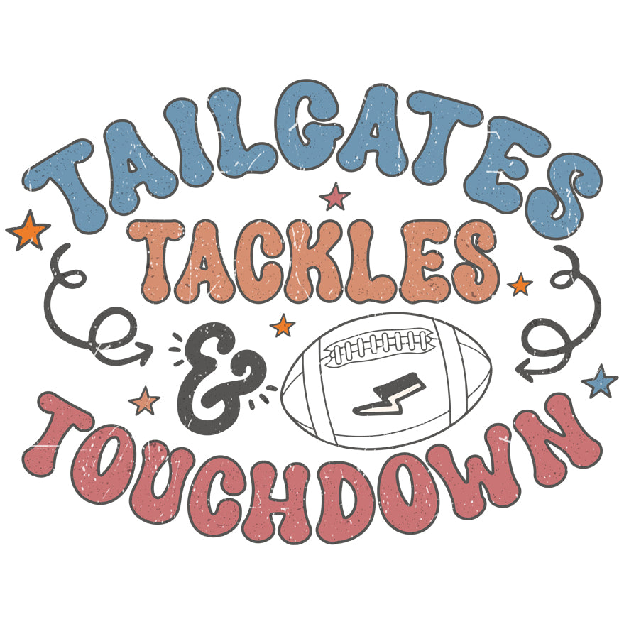 Tailgates Tackles Touchdown - DTF Transfer