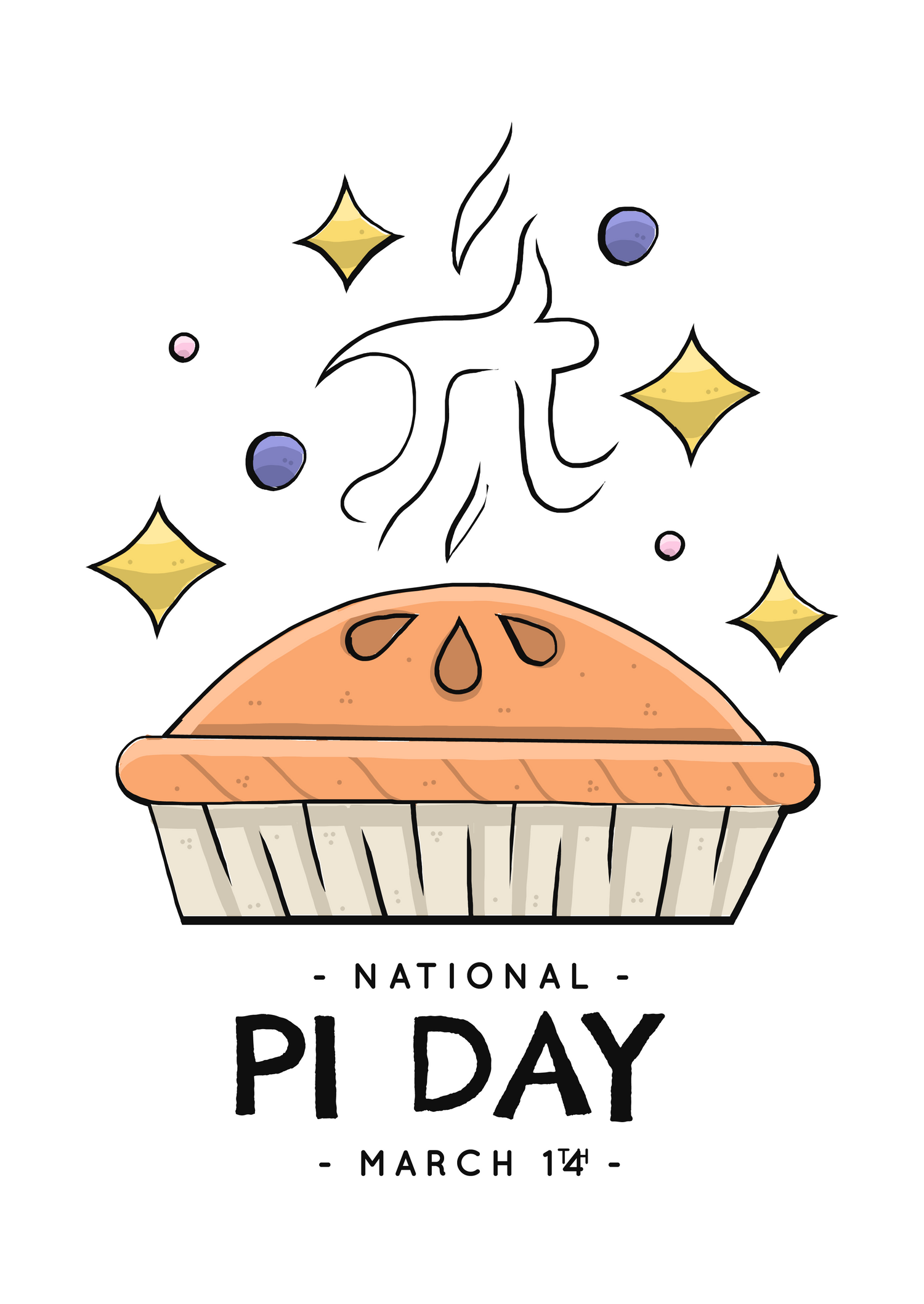 National Pi Day Designs, Happy Pi Day - DTF Transfer