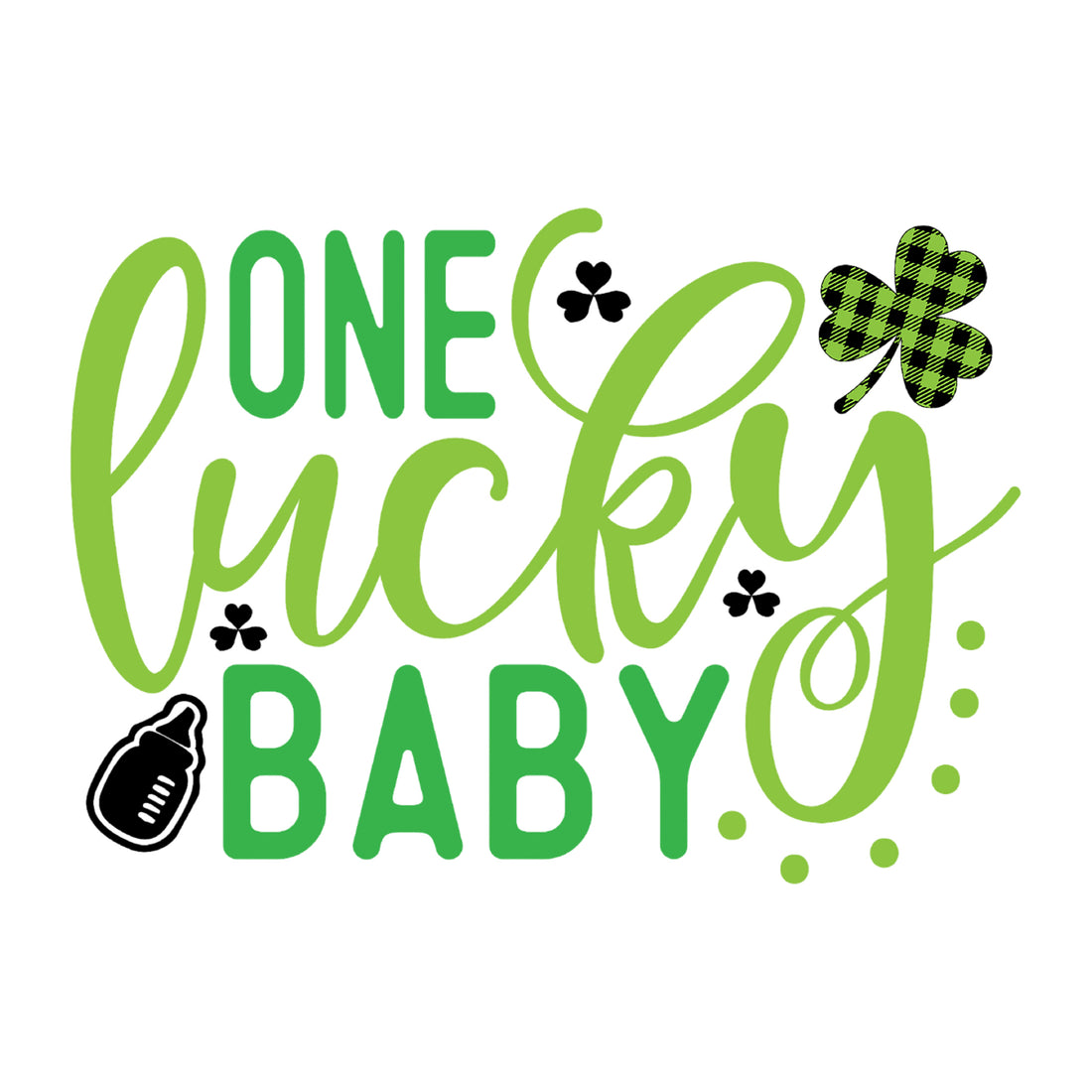 One Lucky Baby - DTF Transfer