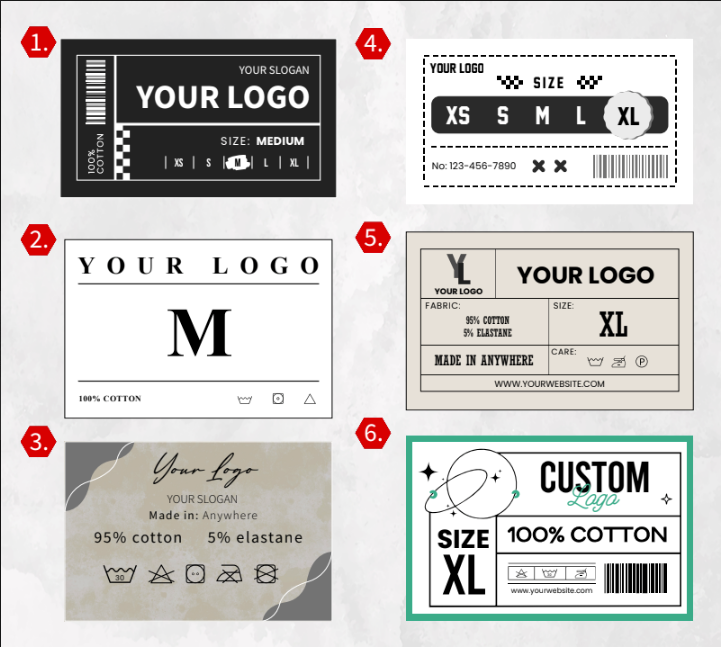 Custom DTF Neck Label | Custom Labels, DTFValley