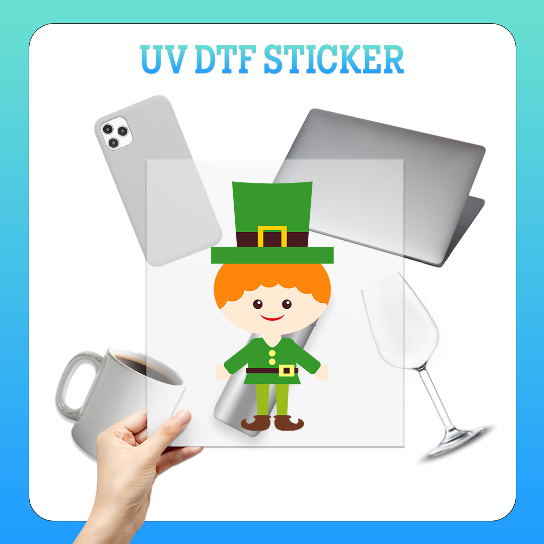Leprechaun Boy - UV DTF Sticker