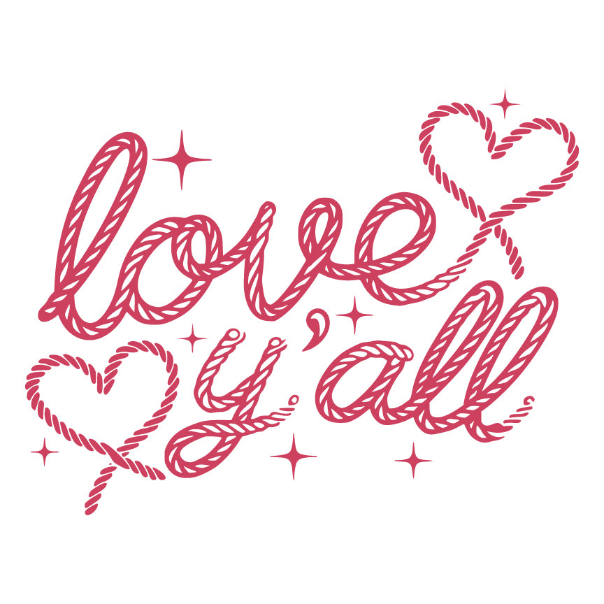 a drawing of the word love y&